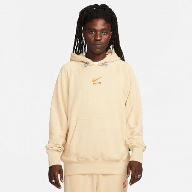 Суитшърт Nike Sportswear Air French Terry Pullover Hoodie Beige