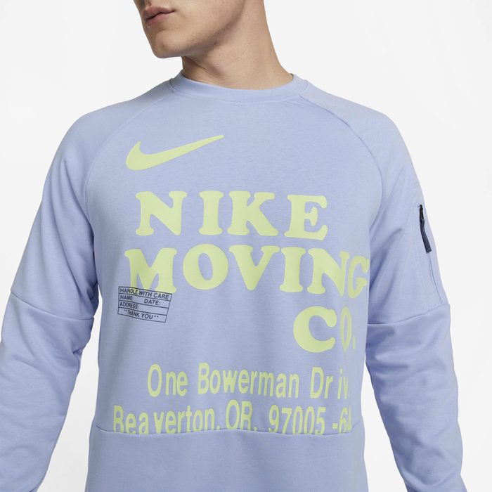 Суитшърт Nike Men’s Dri-FIT Dry Moving Co Sweatshirt Cobalt Bliss - Image 3