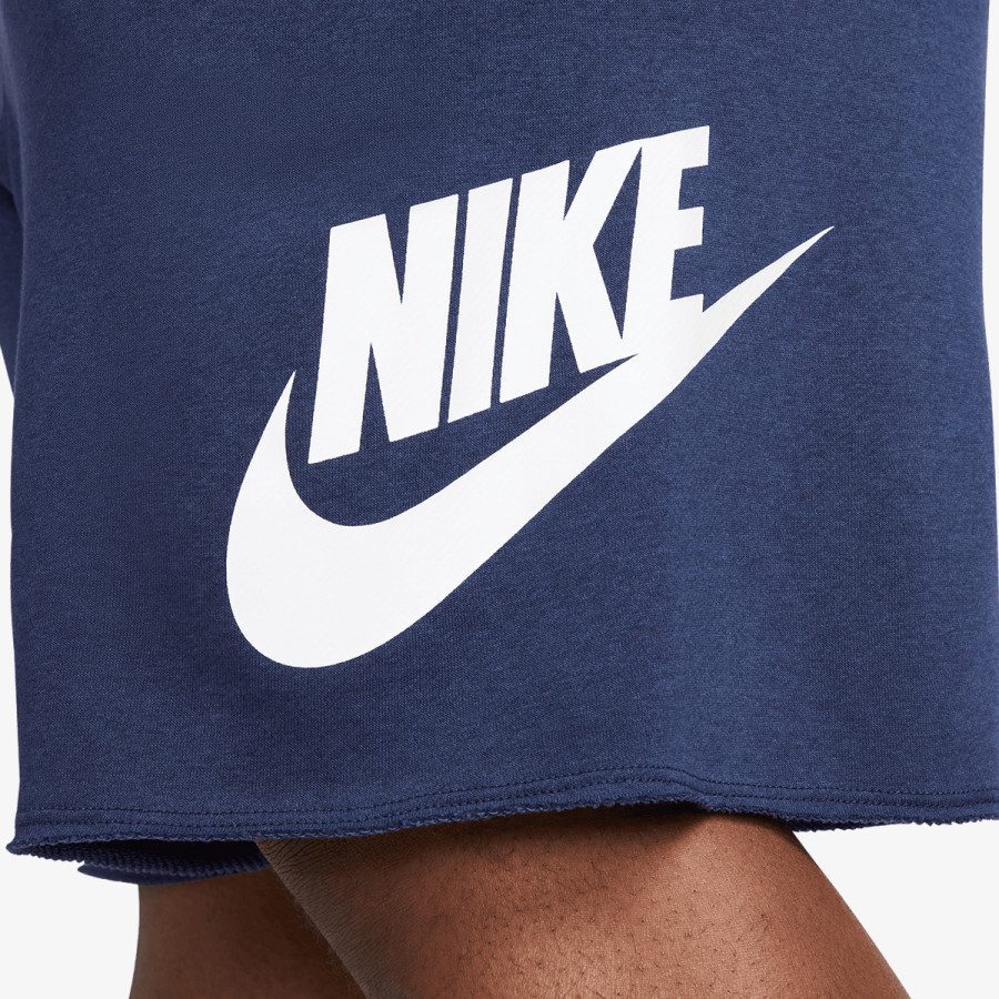 Къси панталони Nike Men’s Alumni French Terry Shorts Midnight Navy/White - Image 3