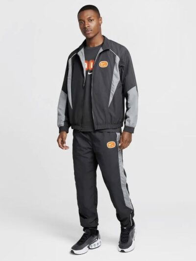Мъжки екип Nike Air Men's Woven Tracksuit Anthracite/Safety Orange