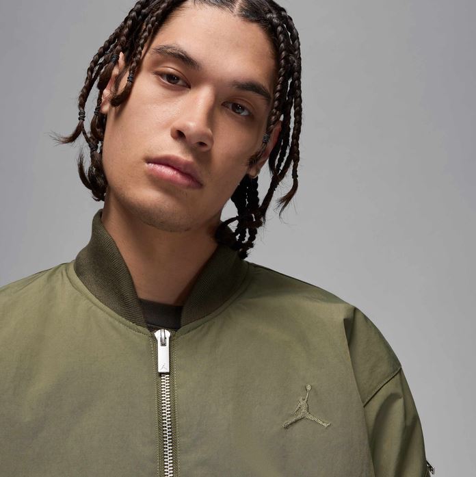 Яке Jordan Renegade Men's Bomber Jacket Medium Olive/Bucktan - Image 3