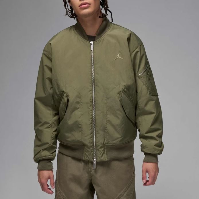 Яке Jordan Renegade Men's Bomber Jacket Medium Olive/Bucktan - Image 4