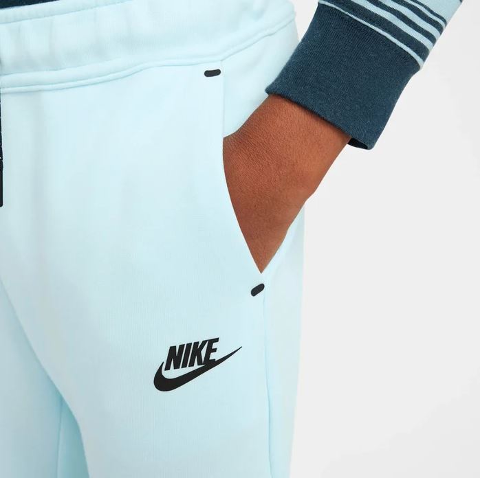 Детски панталон Nike Sportswear Tech Fleece Glacier Blue - Image 3