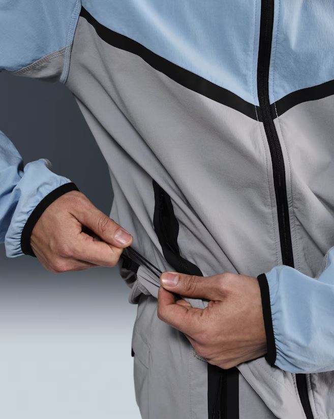 Горнище Nike Tech Men's Woven Wolf Grey/Psychic Blue - Image 6