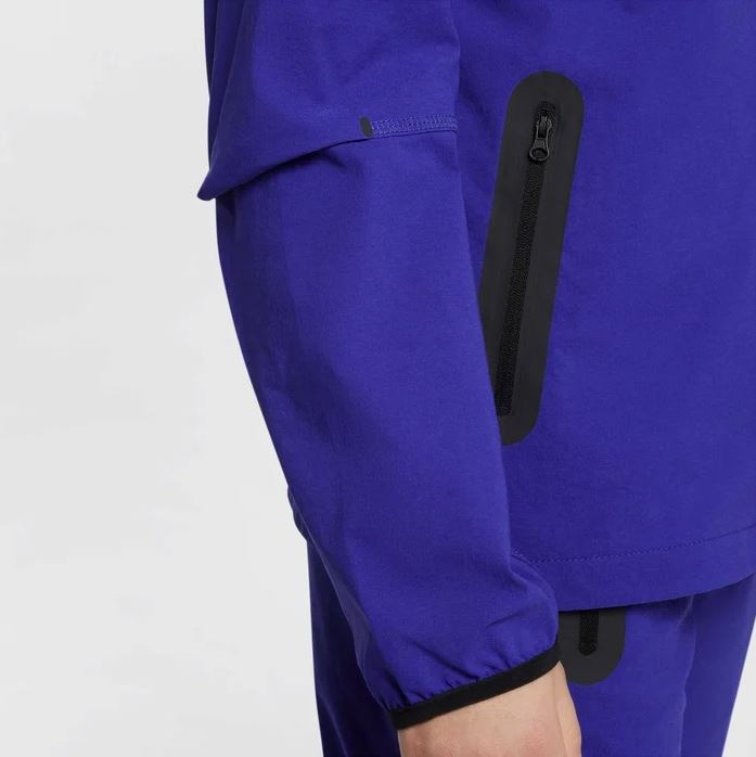 Детски екип Nike Tech Woven Tracksuit Deep Night - Image 6