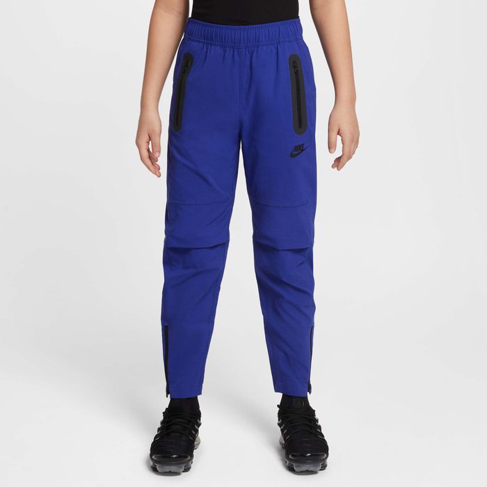 Детски екип Nike Tech Woven Tracksuit Deep Night - Image 3