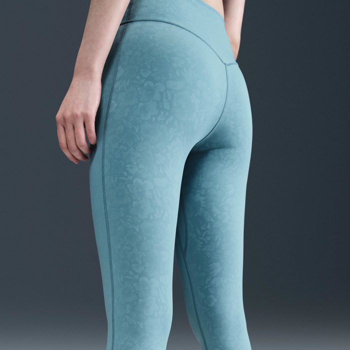 Клин Nike Universa High-Waisted 7/8 Floral No Front Seam Smoky Blue - Image 2