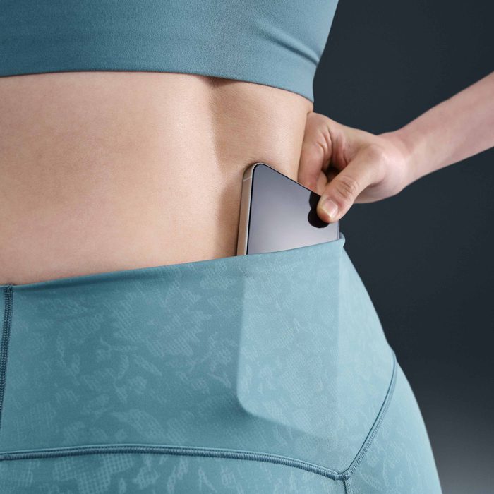 Клин Nike Universa High-Waisted 7/8 Floral No Front Seam Smoky Blue - Image 5