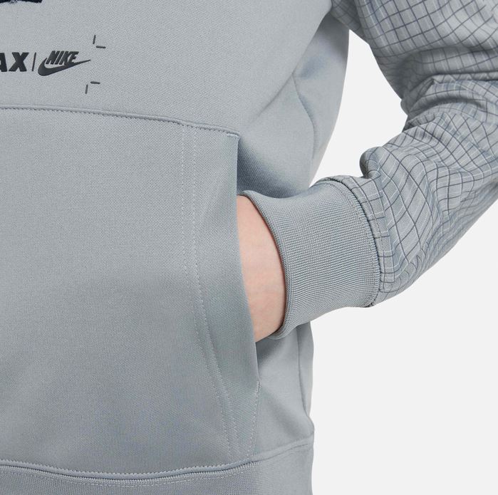 Детски суитшърт Nike Sportswear Air Max 1/2-Zip Fleece Hoodie - Image 5