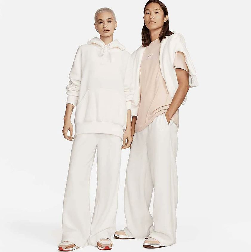 Екип Nike Sportswear Plush Oversized Light Bone