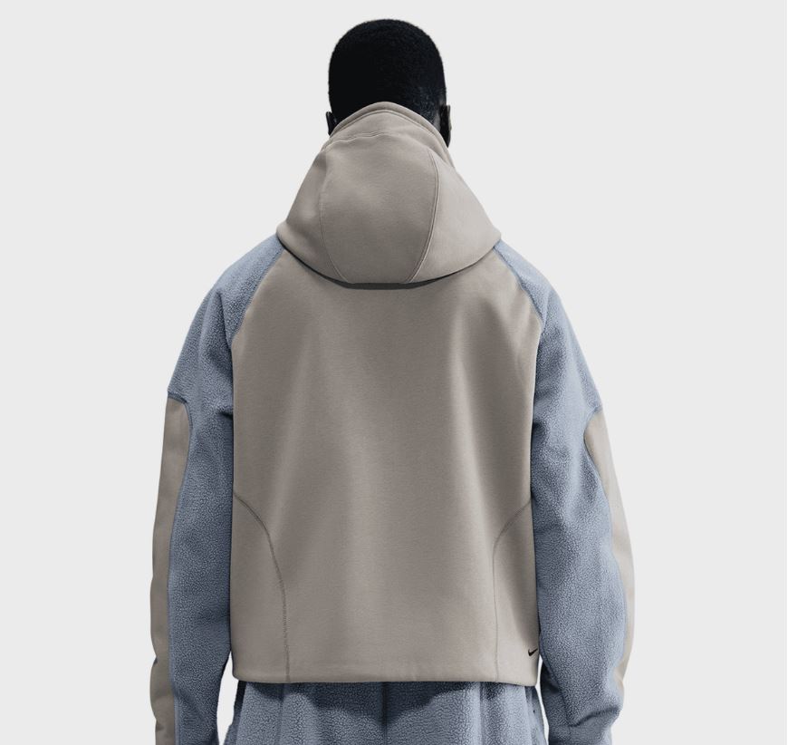 Суитшърт Nike Tech Boreas Oversized Hoodie Light Army/ Cool Grey - Image 2