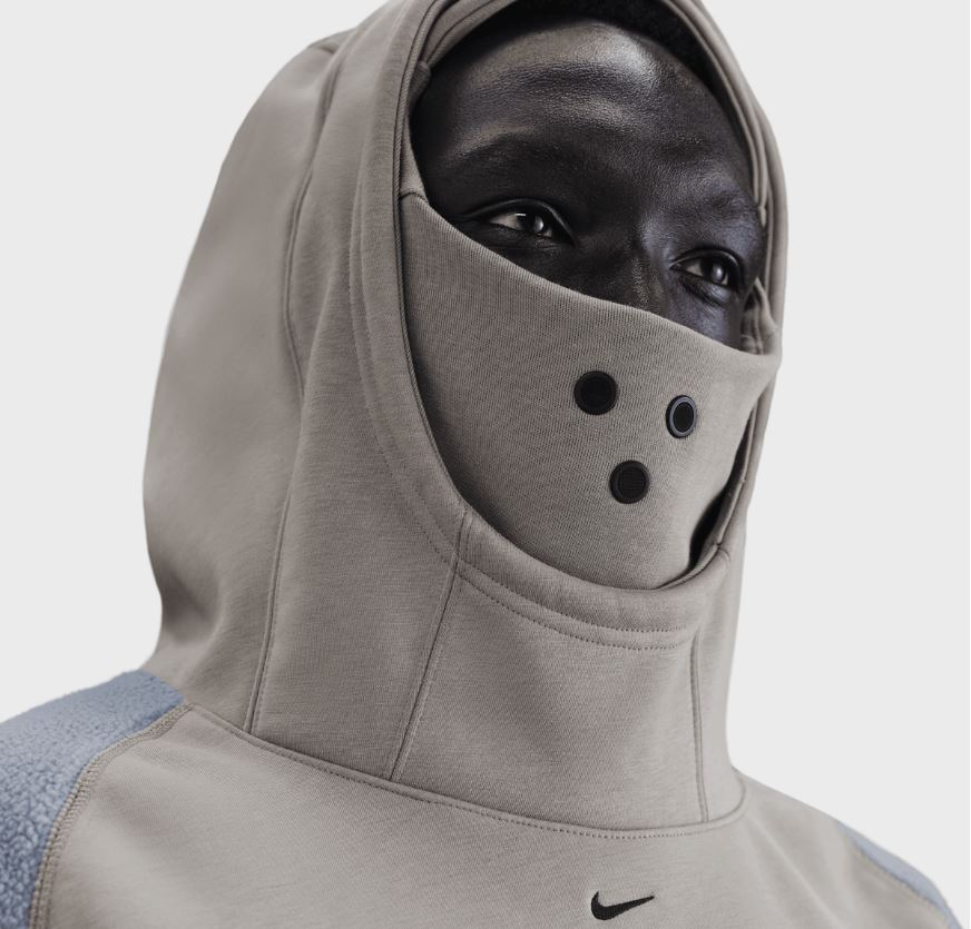 Суитшърт Nike Tech Boreas Oversized Hoodie Light Army/ Cool Grey - Image 4