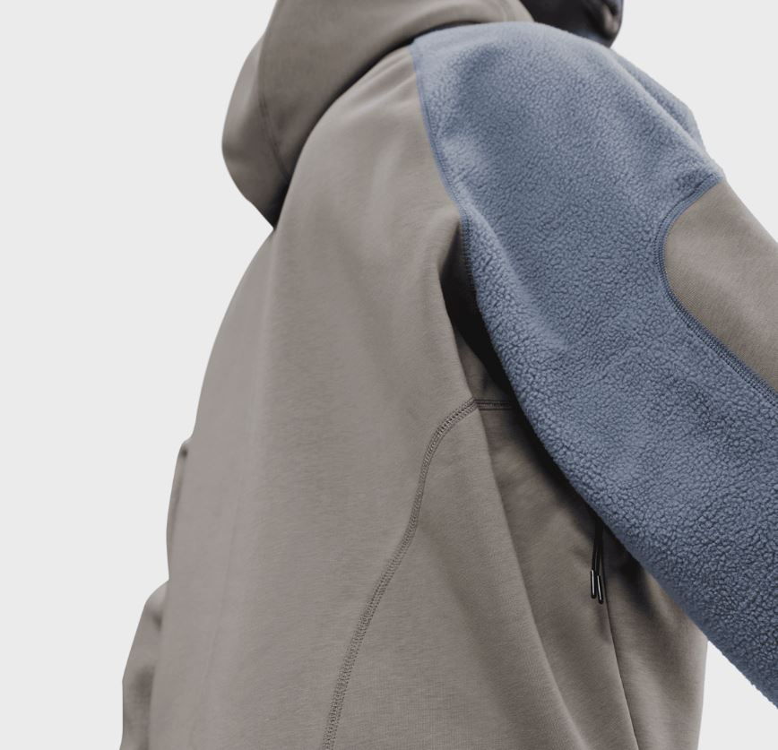 Суитшърт Nike Tech Boreas Oversized Hoodie Light Army/ Cool Grey - Image 5