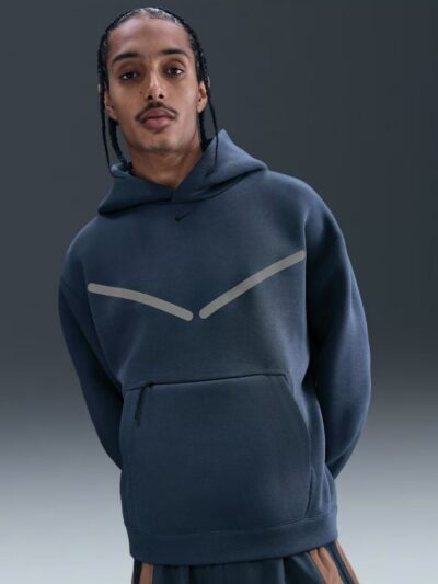 Суитшърт Nike Tech Pullover Hoodie Reflective Accents Thunder Blue
