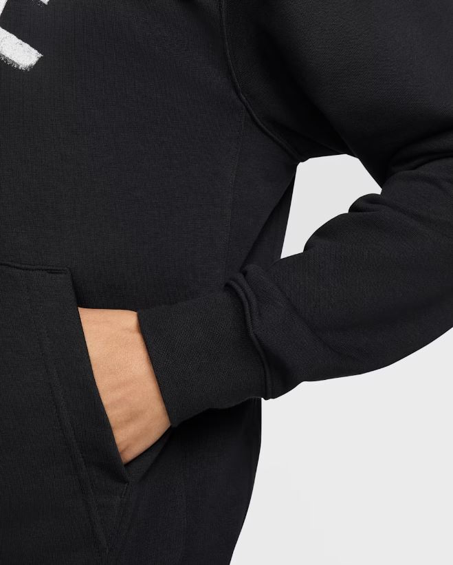 Суитшърт Nike Swoosh Dri-FIT French Terry Hoodie Black - Image 4