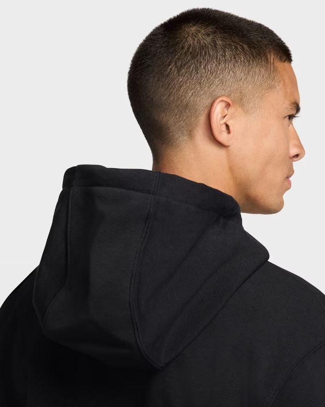 Суитшърт Nike Swoosh Dri-FIT French Terry Hoodie Black - Image 5