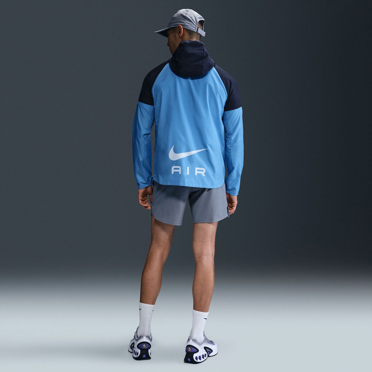 Ветровка Nike Air Run Waterproof Jacket Navy Blue - Image 5