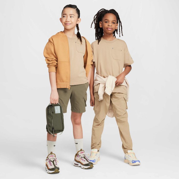 Детска тениска Nike City Utility T-Shirt Parachute Beige - Image 6