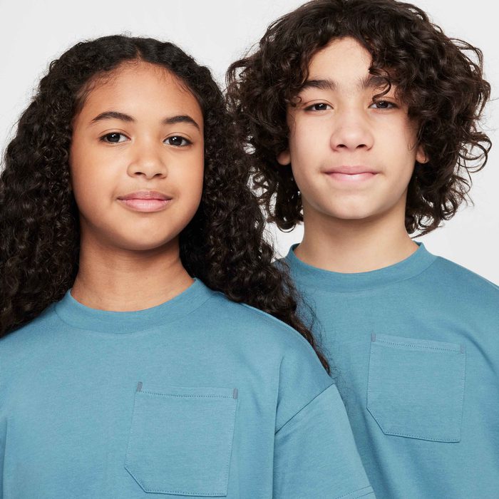 Детска тениска Nike City Utility T-Shirt Smoky Blue - Image 3