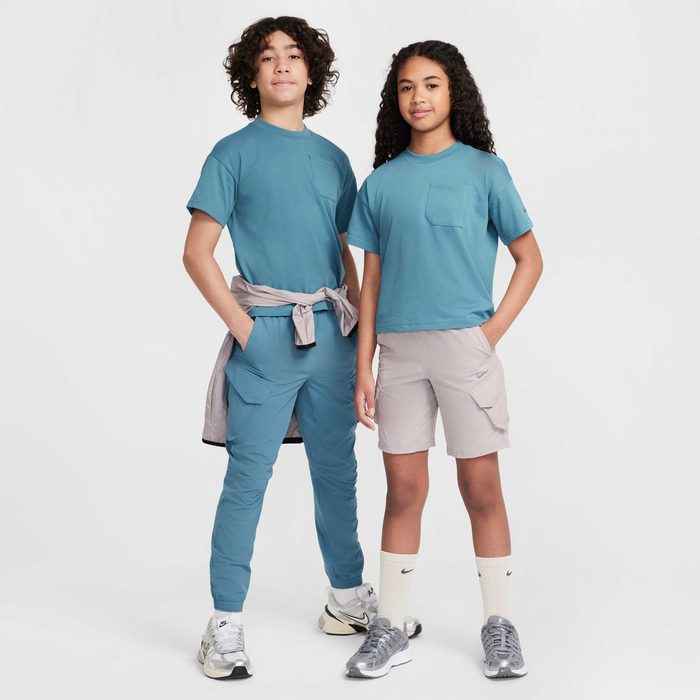 Детска тениска Nike City Utility T-Shirt Smoky Blue - Image 6