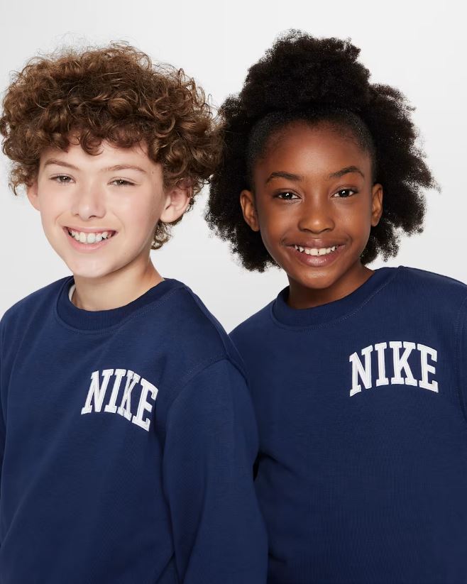 Детски екип Nike Sportswear Club French Terry Tracksuit Midnight Navy - Image 8