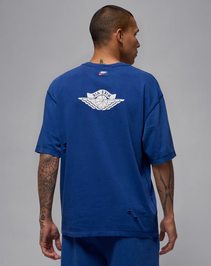 Тениска Jordan Rare Air T-Shirt Deep Royal Sail - Image 2