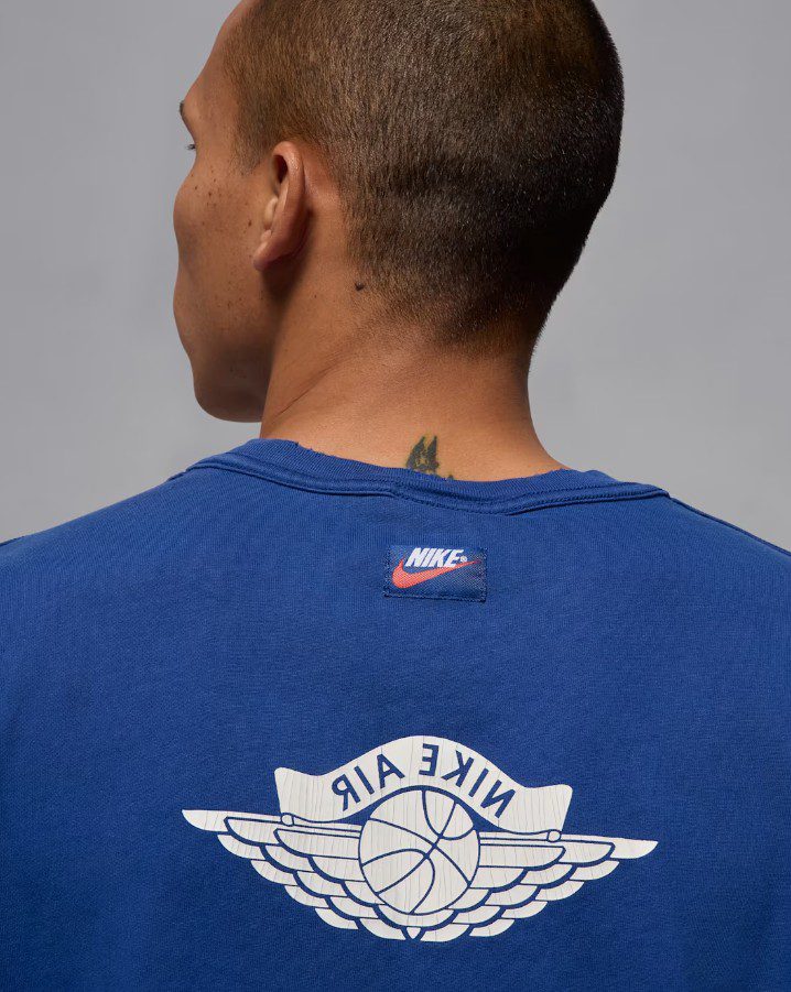 Тениска Jordan Rare Air T-Shirt Deep Royal Sail - Image 4