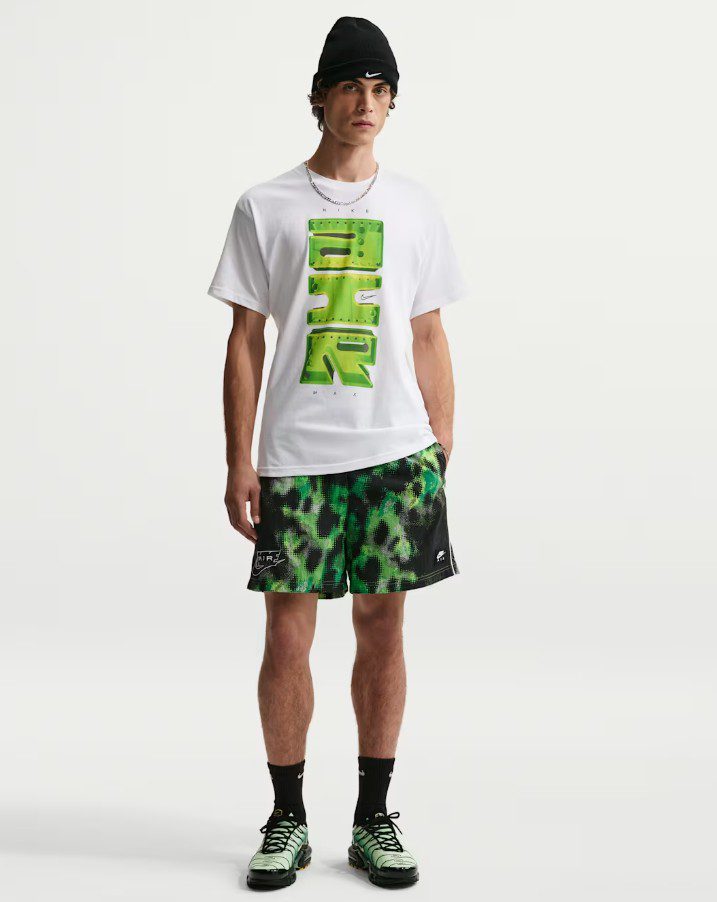 Къси панталони Nike Air Woven Shorts Mean Green - Image 3