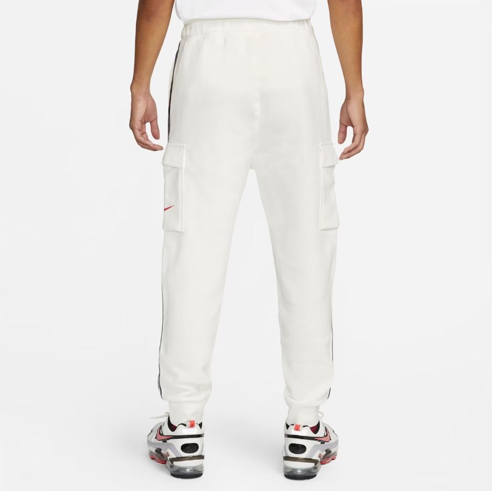 Мъжки панталон Nike Men’s Repeat Cargo Fleece Jogging Pants White - Image 2