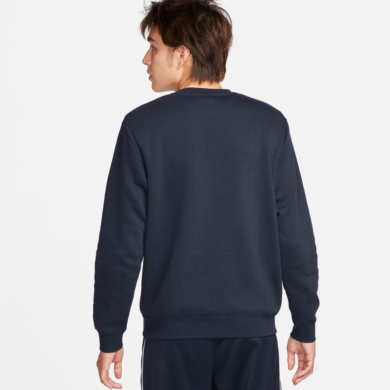 Суитшърт Men's Nike Sportswear SP Fleece Crew BB Black & Navy Sweatshirt - Image 3