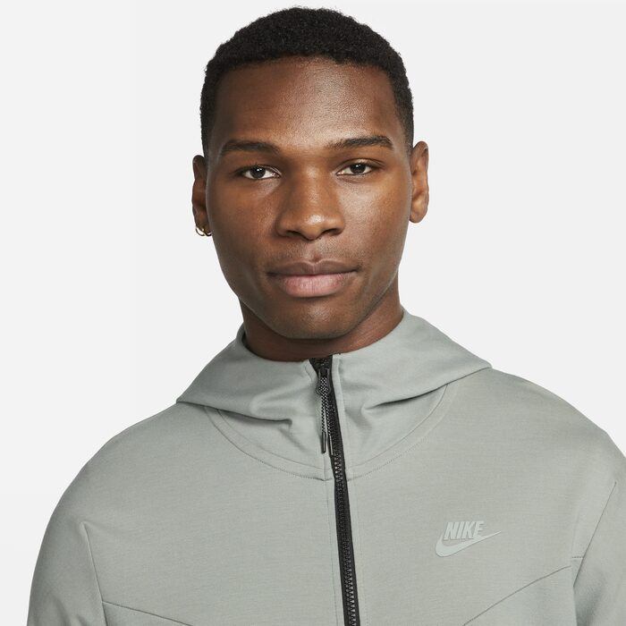 Суитшърт Nike Sportswear Tech Fleece Lightweight Men's Full-Zip Hoodie Sweatshirt Mica Green - Image 3