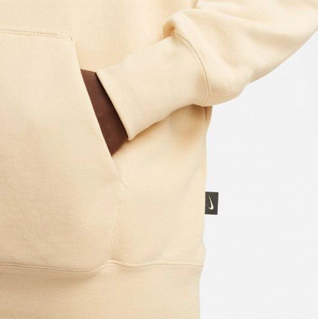 Суитшърт Nike Sportswear Air French Terry Pullover Hoodie Beige - Image 4