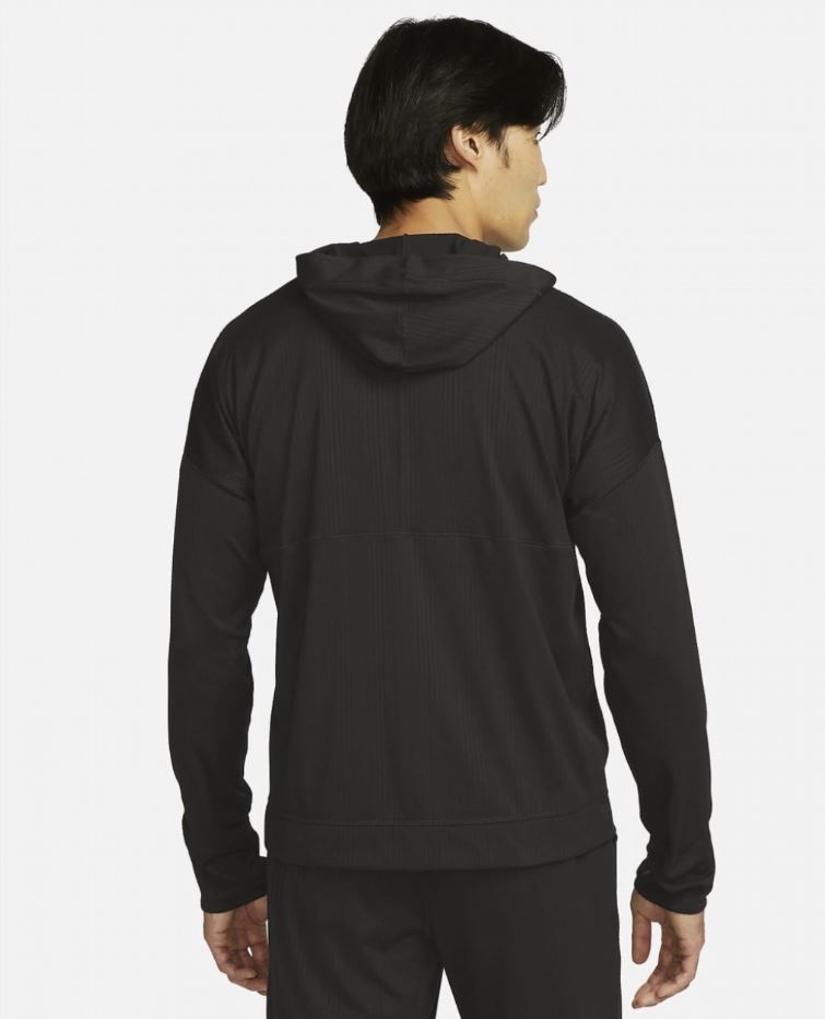 Суитшърт Nike Yoga Men’s Sportswear Club Fleece Full-Zipp Hoodie Black - Image 2