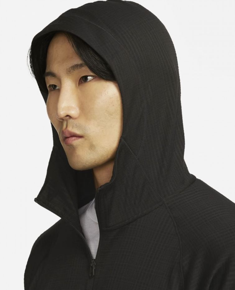 Суитшърт Nike Yoga Men’s Sportswear Club Fleece Full-Zipp Hoodie Black - Image 7