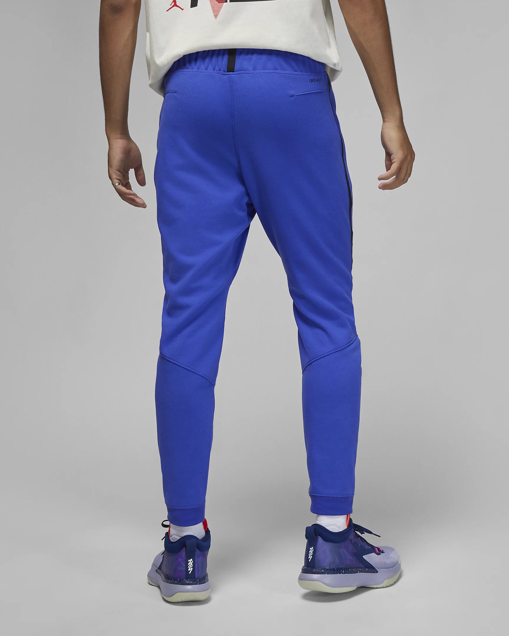 Мъжки панталон Nike Air Jordan Dri-FIT Sport Statement Air Fleece Pants Lapis/Black - Image 2