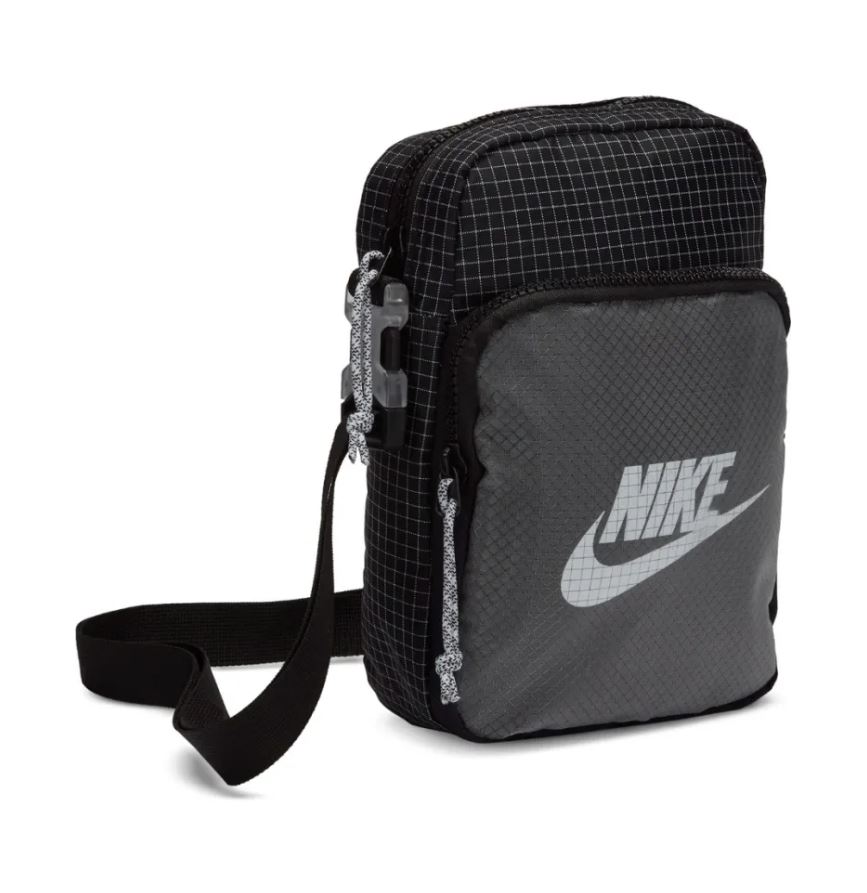 Чанта Nike Heritage 2.0 Shoulder Bag Black/White (3L) - Image 3
