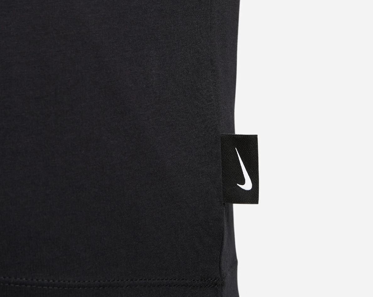 Тениска Nike Men’s Sportswear Swoosh Printed T-shirt Black - Image 4
