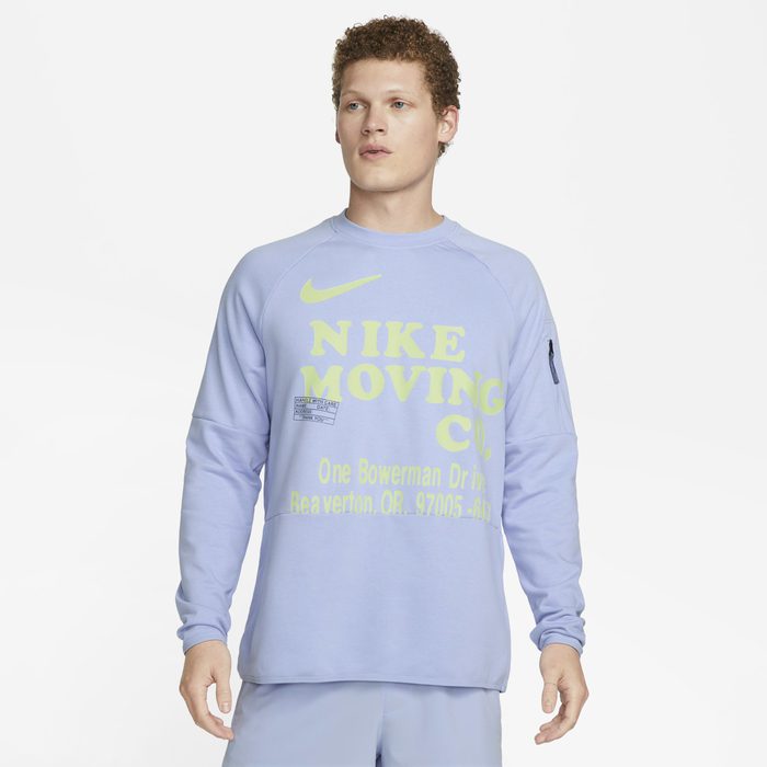 Суитшърт Nike Men’s Dri-FIT Dry Moving Co Sweatshirt Cobalt Bliss