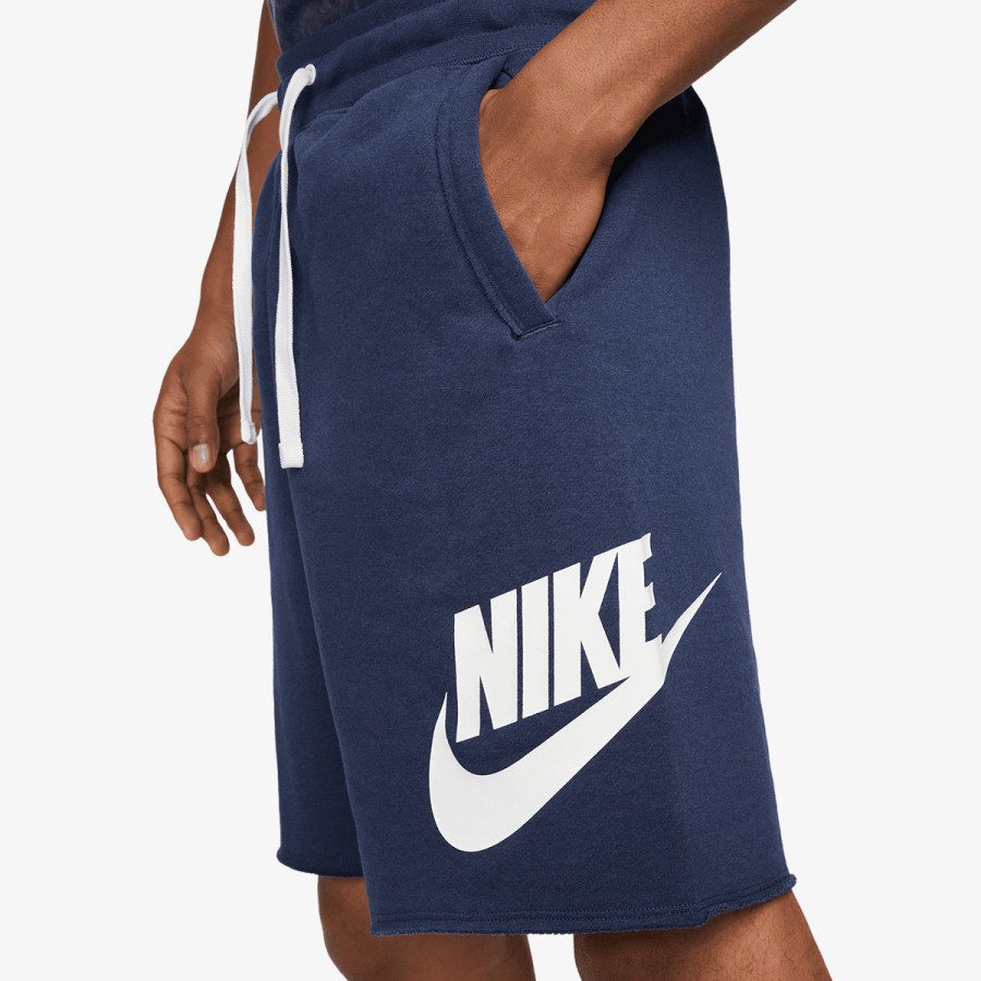 Къси панталони Nike Men’s Alumni French Terry Shorts Midnight Navy/White - Image 2