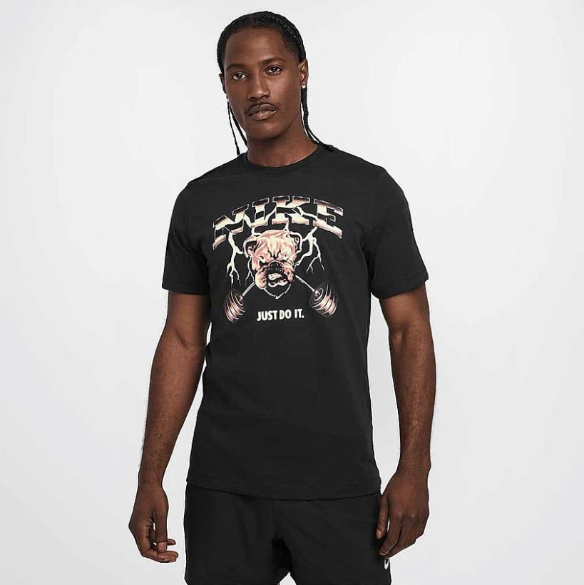 Тениска Nike Men's Gym T-shirt Black