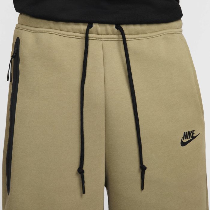 Къси панталони Nike Tech Fleece Sportswear Men's Shorts Neutral Olive/Black - Image 4