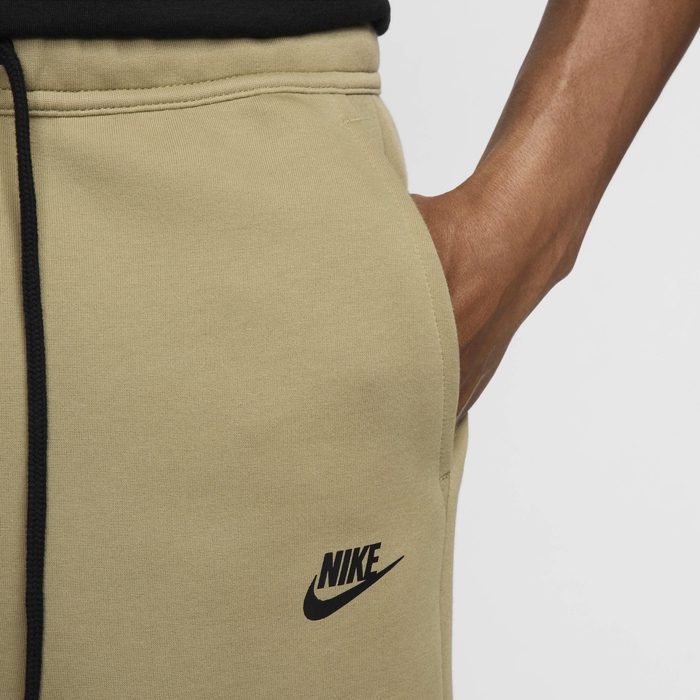 Къси панталони Nike Tech Fleece Sportswear Men's Shorts Neutral Olive/Black - Image 5