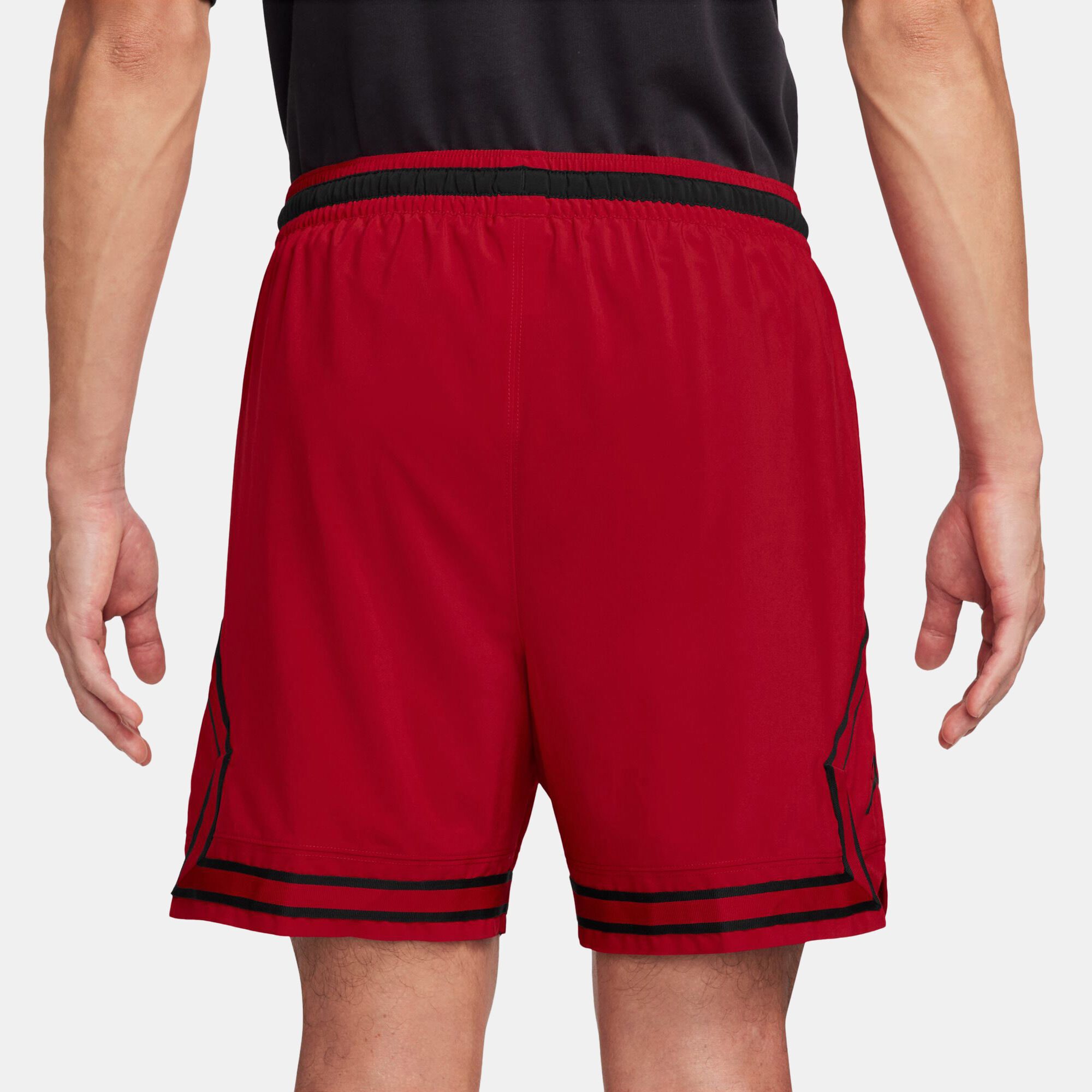 Къси панталони Nike Air Jordan Men's Dri-FIT Woven Diamond Shorts Gym Red/Black - Image 4
