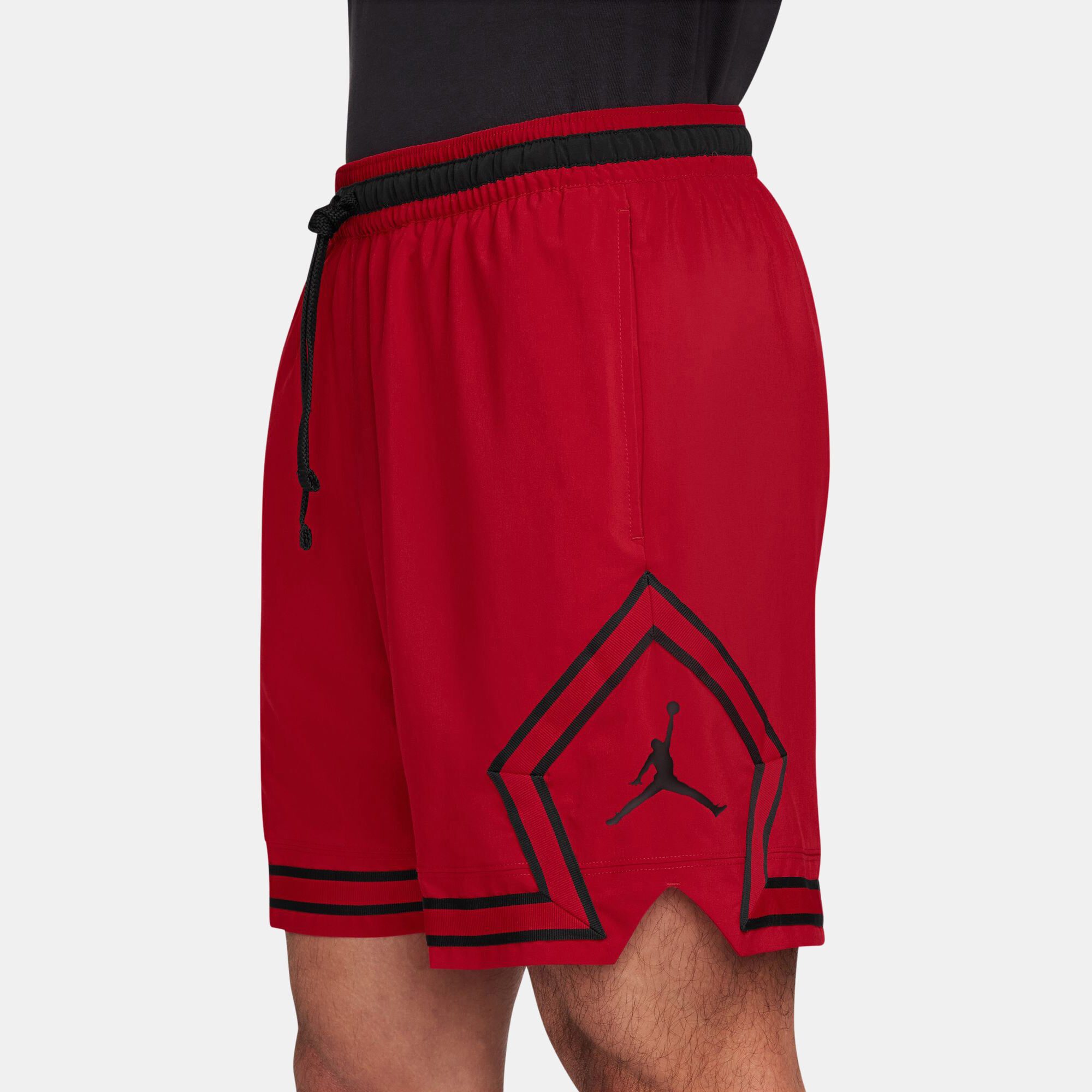 Къси панталони Nike Air Jordan Men's Dri-FIT Woven Diamond Shorts Gym Red/Black - Image 2