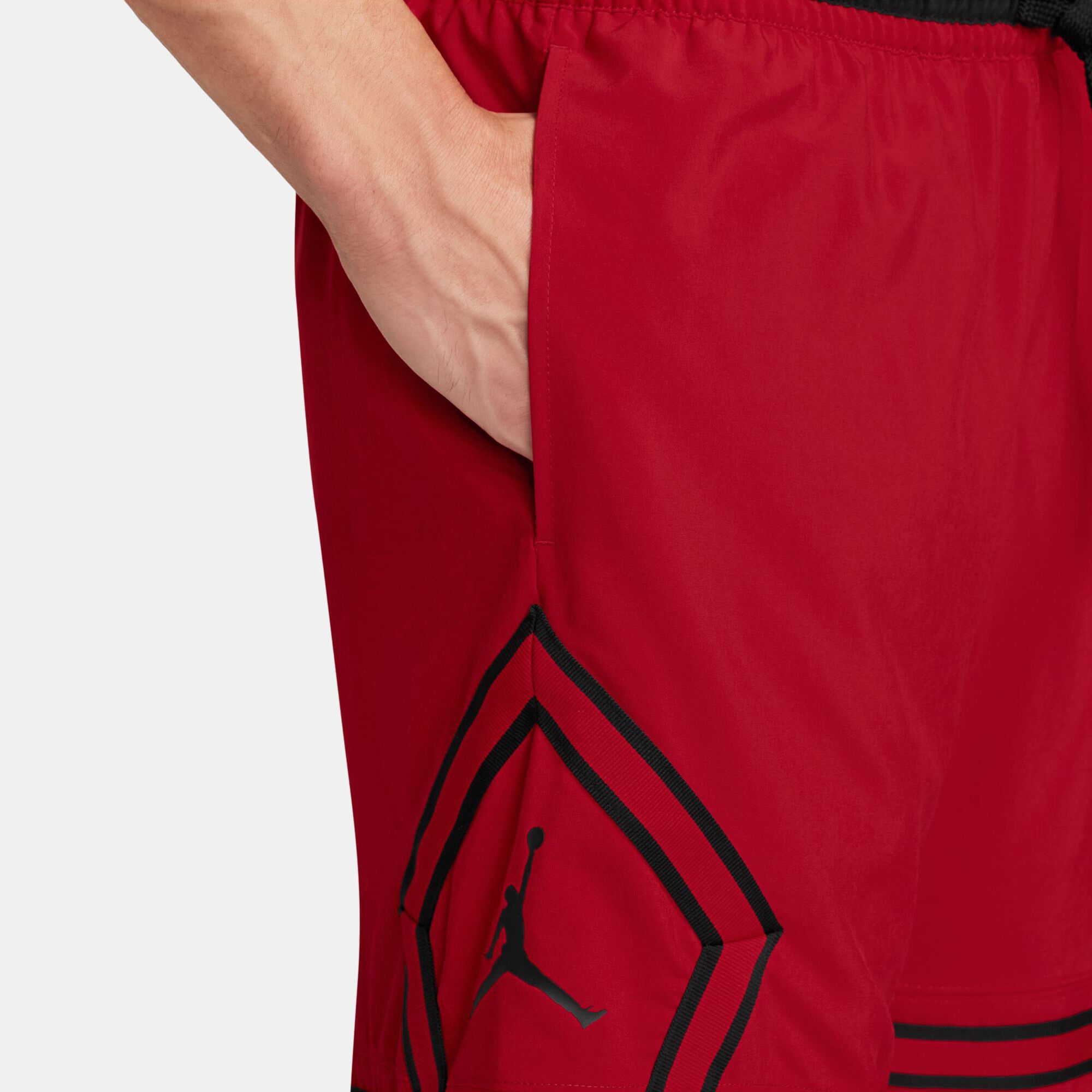 Къси панталони Nike Air Jordan Men's Dri-FIT Woven Diamond Shorts Gym Red/Black - Image 3