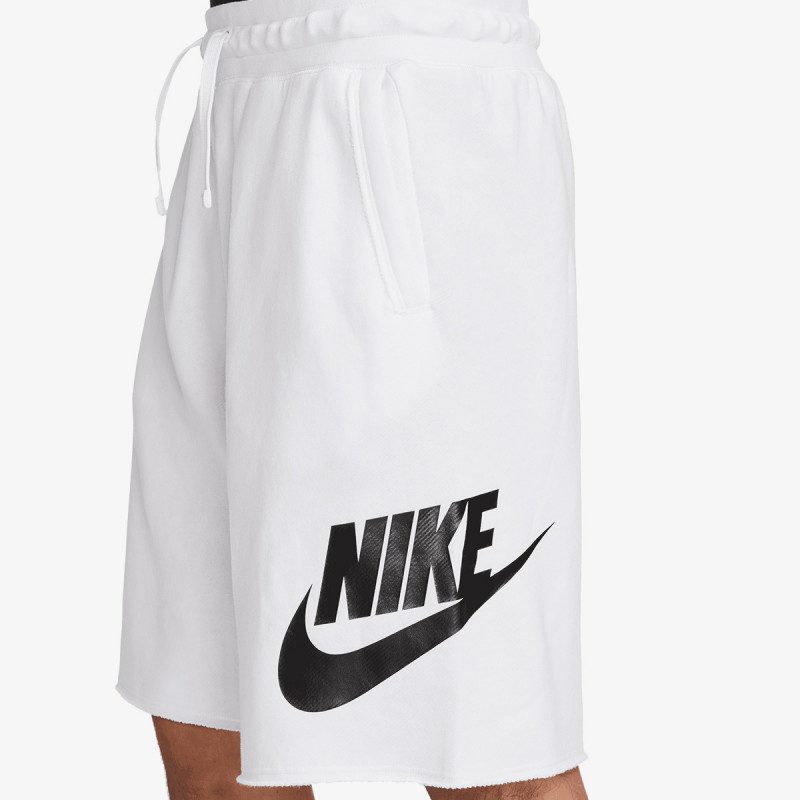 Къси панталони Nike Men’s Alumni French Terry Shorts White/Black - Image 2