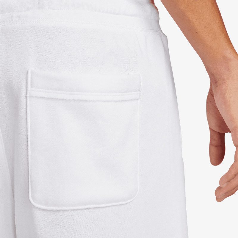 Къси панталони Nike Men’s Alumni French Terry Shorts White/Black - Image 4