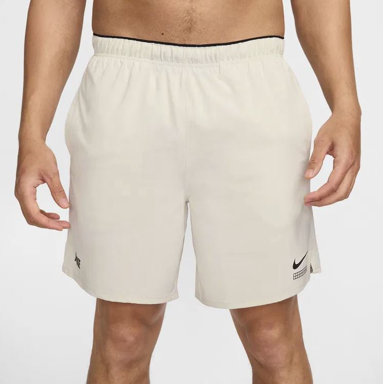 Къси панталони Nike Challenger Men's 18cm Brief-Lined Creamy