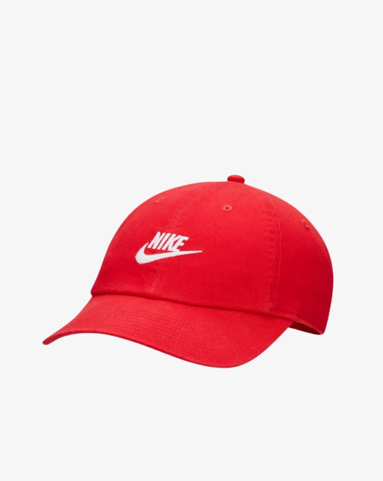 Шапка Nike Club Unstructured Futura Wash Cap University Red
