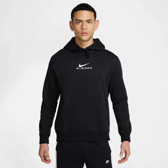 Суитшърт Nike Air Max Club Pullover Hoodie Black
